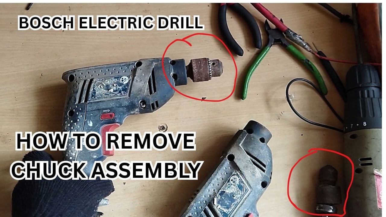 BOSCH HOW TO REMOVE CHUCK ASSEMBLY