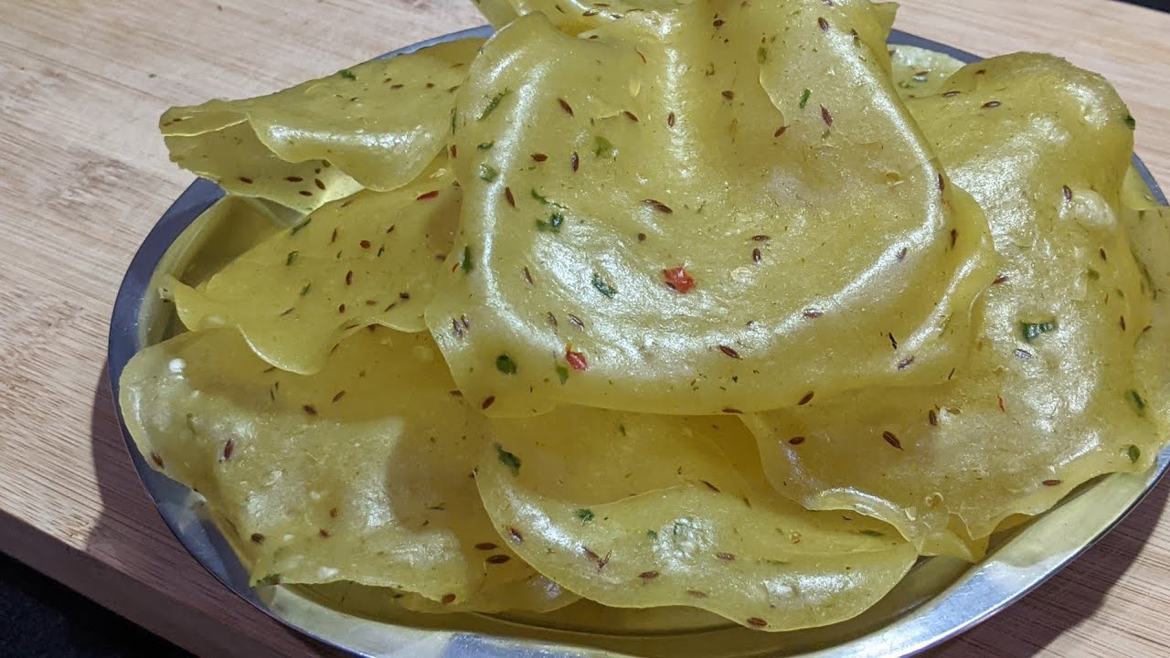 તમે ક્યારેય આ રીતે ખીચું બનાવ્યું છે ? એકવાર આ રીતે બનાવો ચોખા લોટની પાપડી | Chokha Ni Papadi