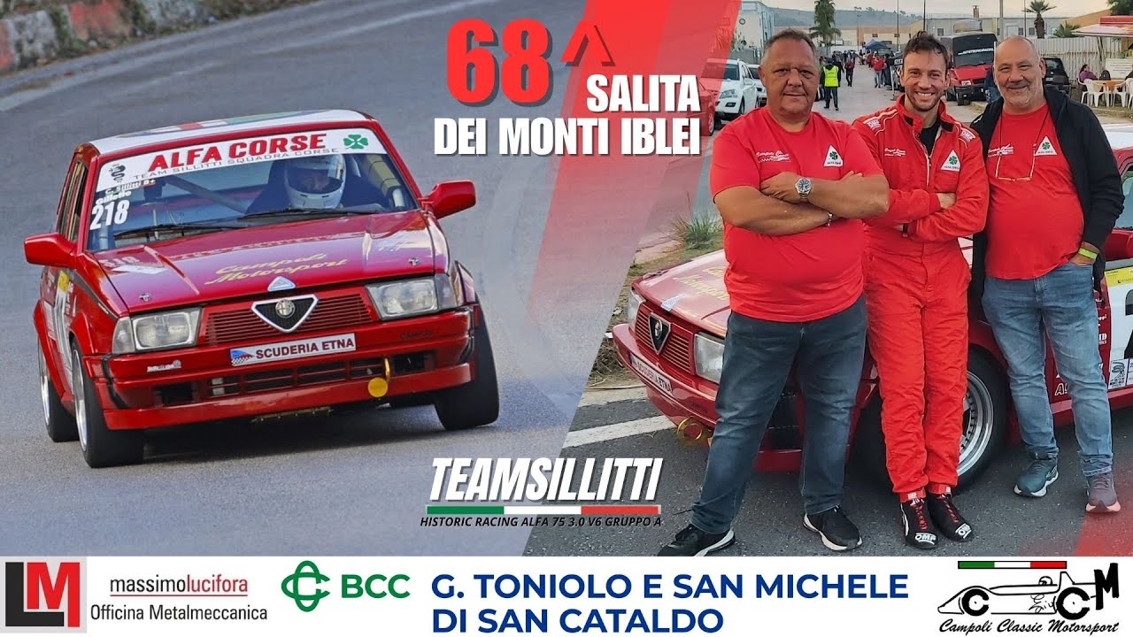 Salita dei Monti Iblei 2025 - VLOG - Team Sillitti Squadra Corse - Alfa 75 3.0 V6 Campoli
