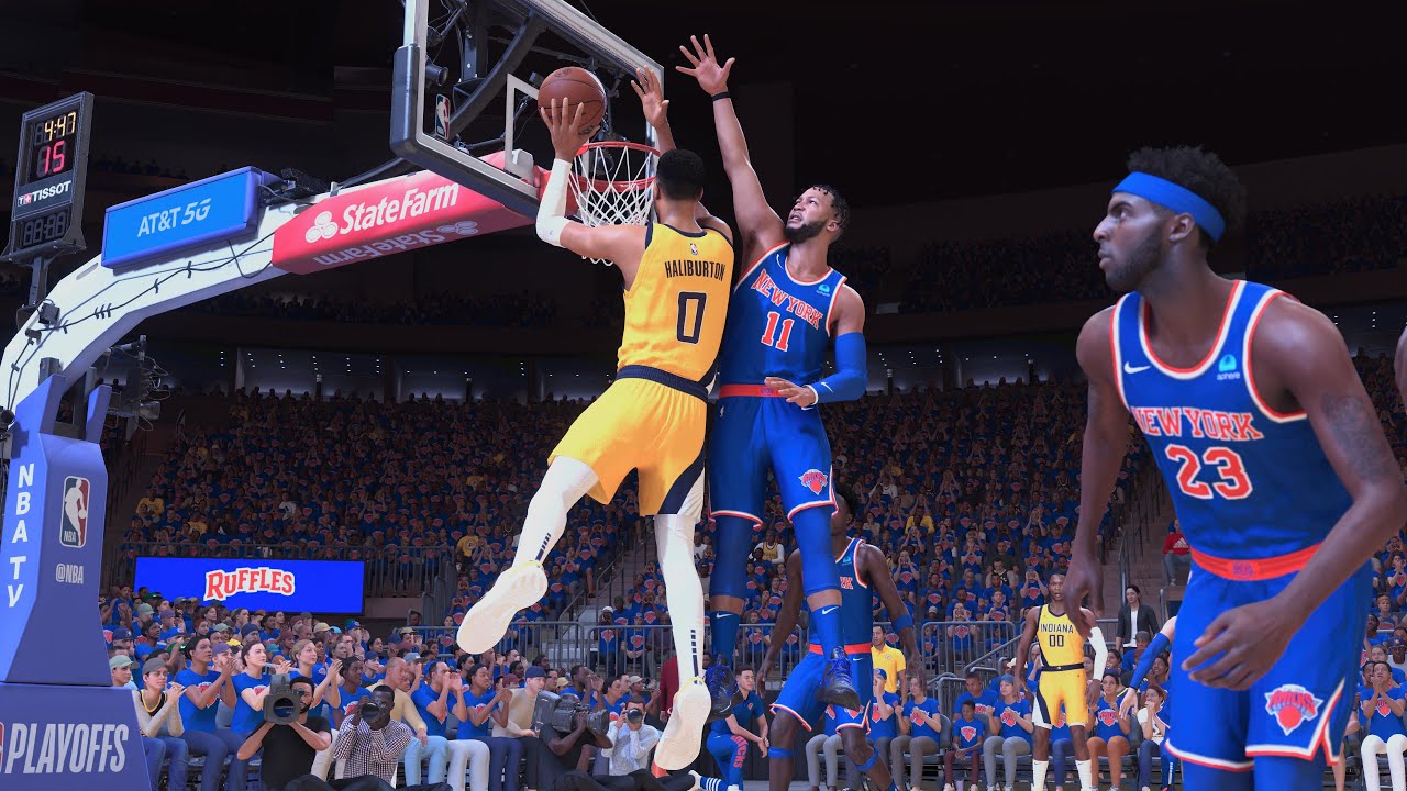NEW YORK KNICKS vs INDIANA PACERS FULL GAME 1 [ NBA 2K24 GAMEPLAY  PS5 4K UHD #nba #nbaplayoffs