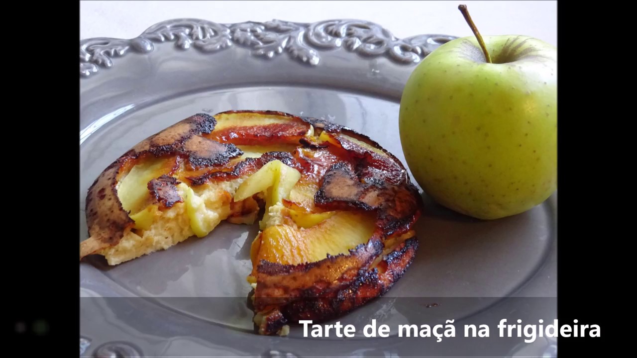 Tarte de maçã na frigideira (simples e rápido) - PALEO . LOWCARB . DIABÉTICO