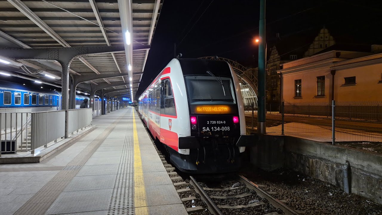 Koleje Wielkopolskie - SA134-008 - Linia PKM3 kierunek: Wolsztyn 