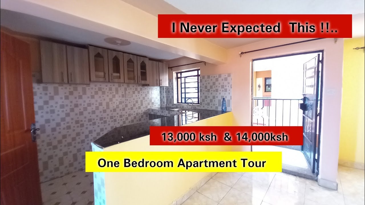 ( 13,000 ksh  & 14,000 ksh ) Reasonably  Priced Modern  One Bedroom Apartment Tour