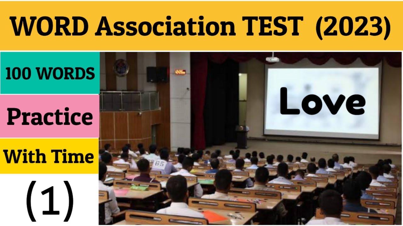 Word Association Test | WAT TEST IN ISSB | ISSB WAT PRACTICE TEST | REPEATED WAT TEST IN ISSB |