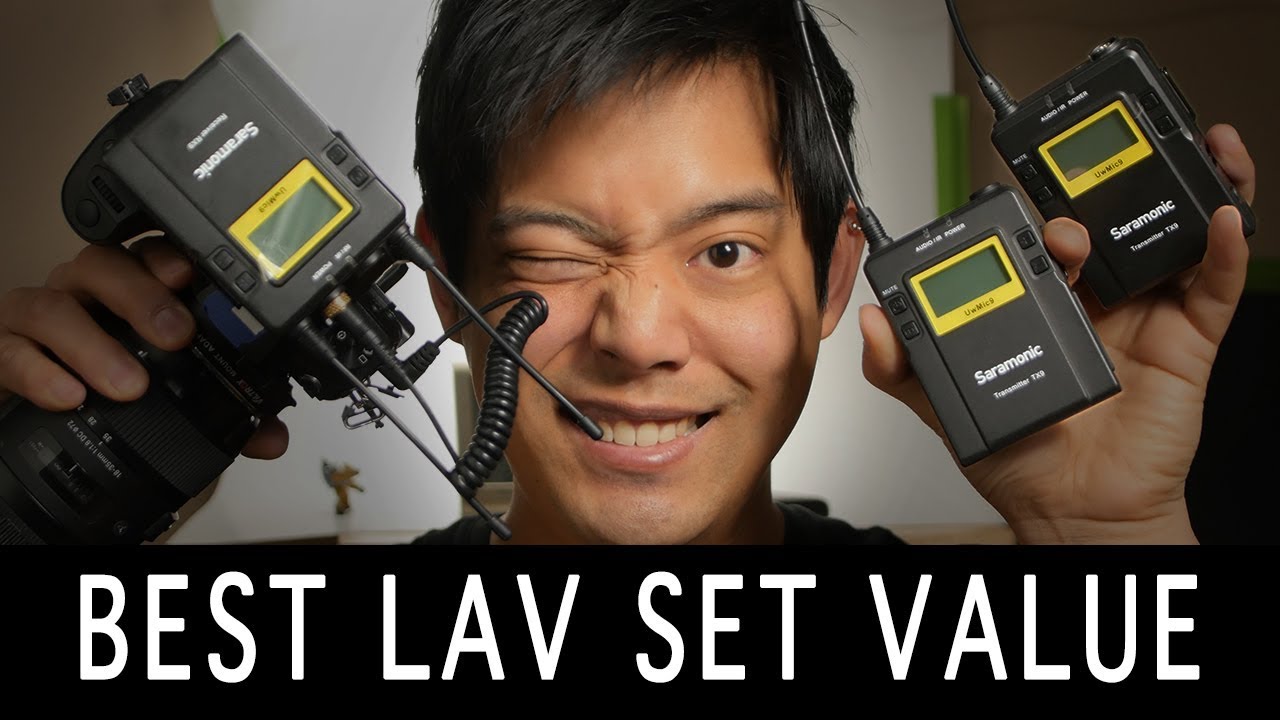 Affordable Dual Lavalier Mic Kit - Saramonic UwMic9
