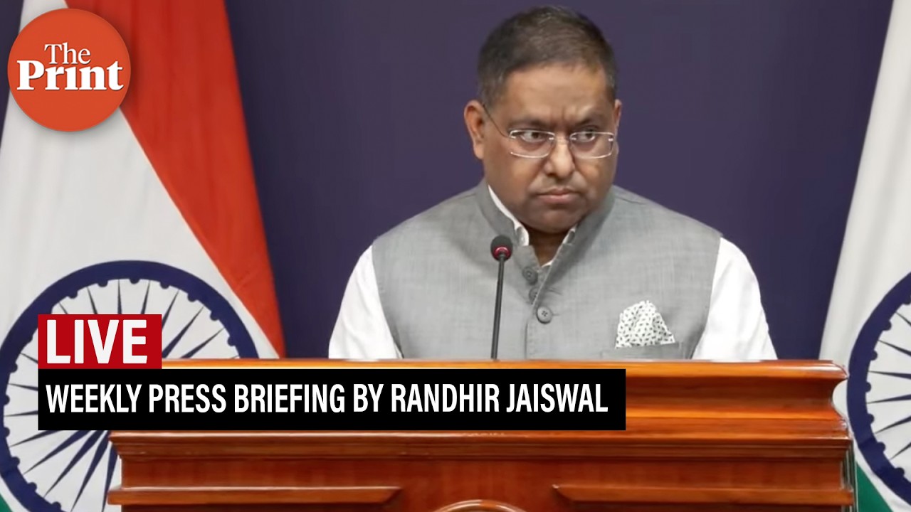 LIVE: MEA weekly press briefing by Randhir Jaiswal