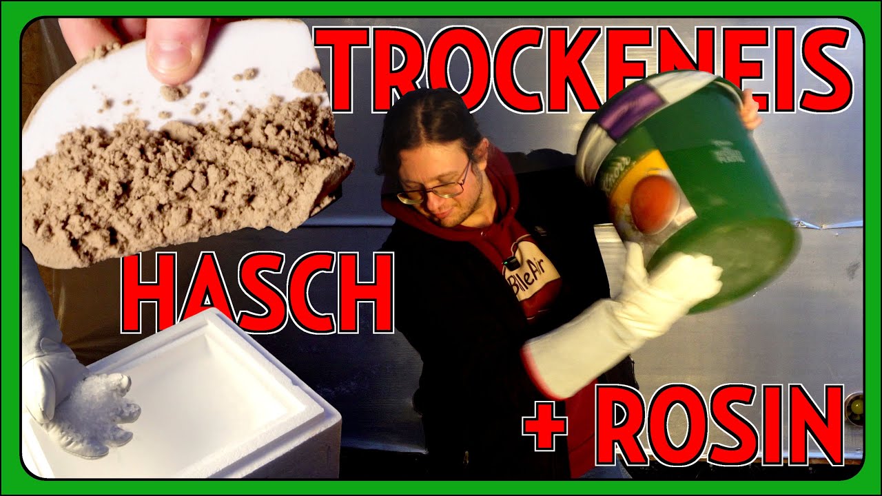 Mit Trockeneis H@sh herstellen!