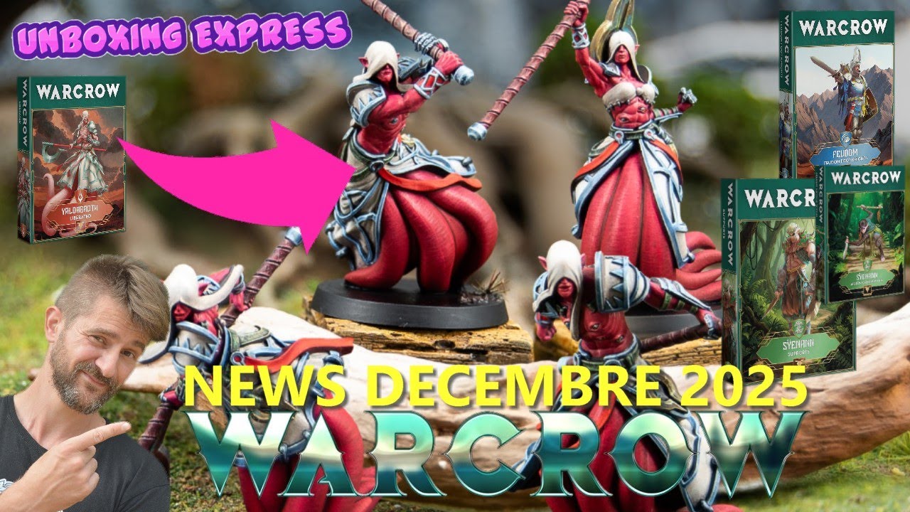 WARCROW | L'unicool c'est COOL ! Nouveautés DÉCEMBRE 2025 Feudom Yaldabaoth Syennan