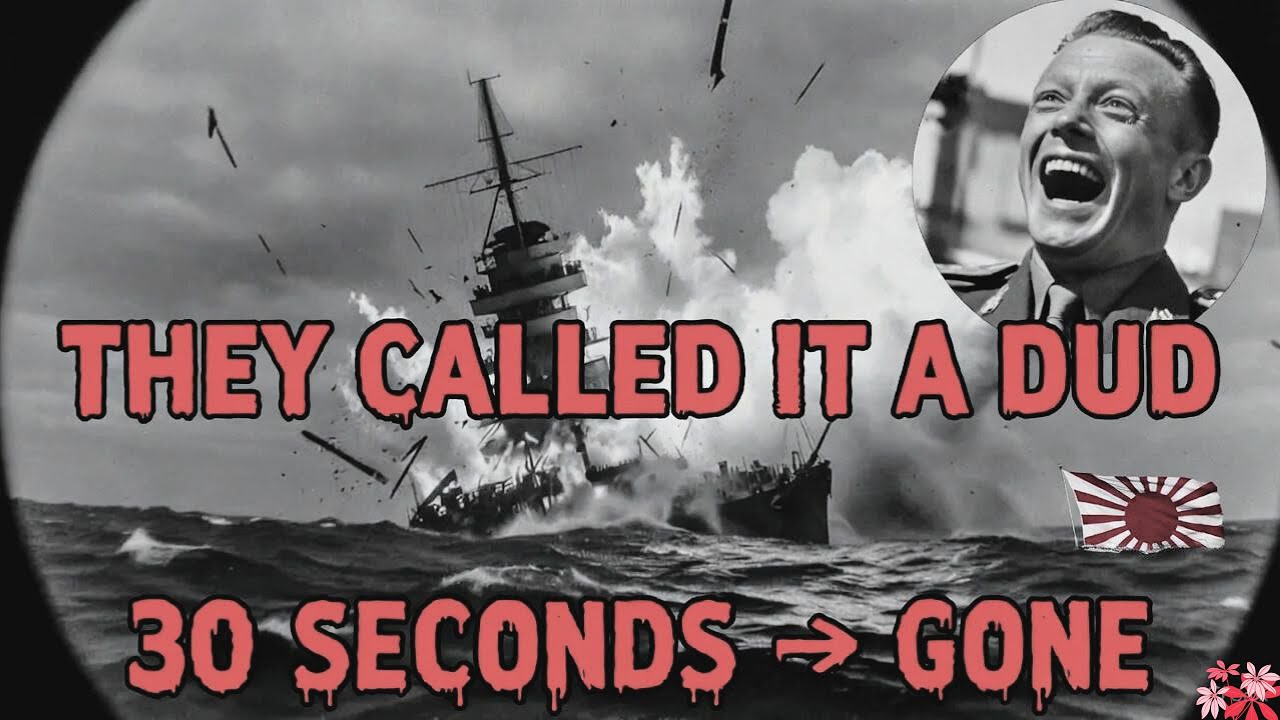 Japanese Laughed at the “Dud” American Torpedo – 30 Seconds Later Their Biggest Cruiser Exploded