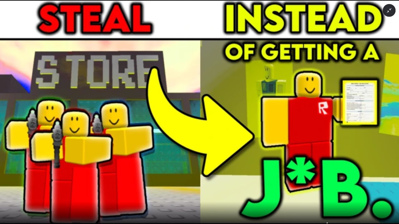 Steal instead of getting a job 10 endings