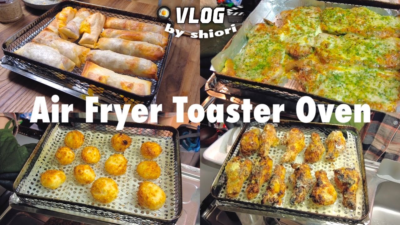 Air Fryer Toaster Oven｜food VLOG🍳エアフライヤーでいろいろ焼いてみたい