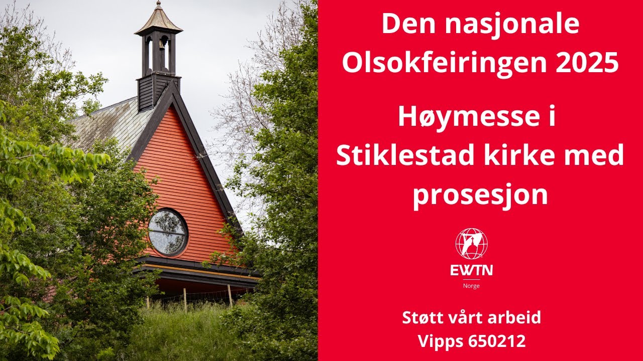 Høymesse i Stiklestad kirke med prosesjon | Den nasjonale Olsokfeiringen 2025