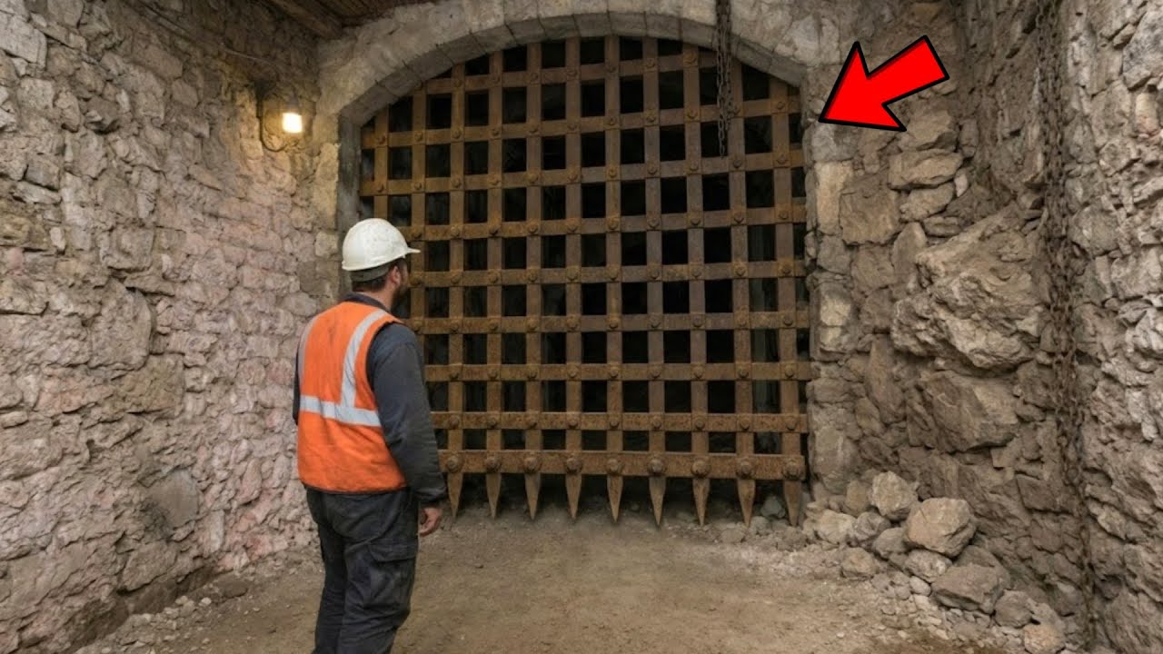 Miners Found Medieval Portcullis Gate, What Lay Locked Behind Is Terrifying!