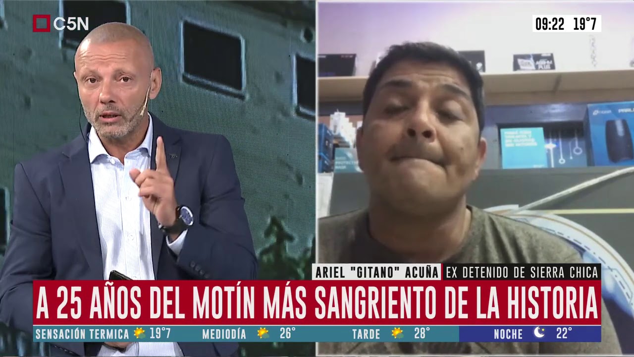 A 25 años del motín de Sierra Chica, rompe el silencio Ariel 
