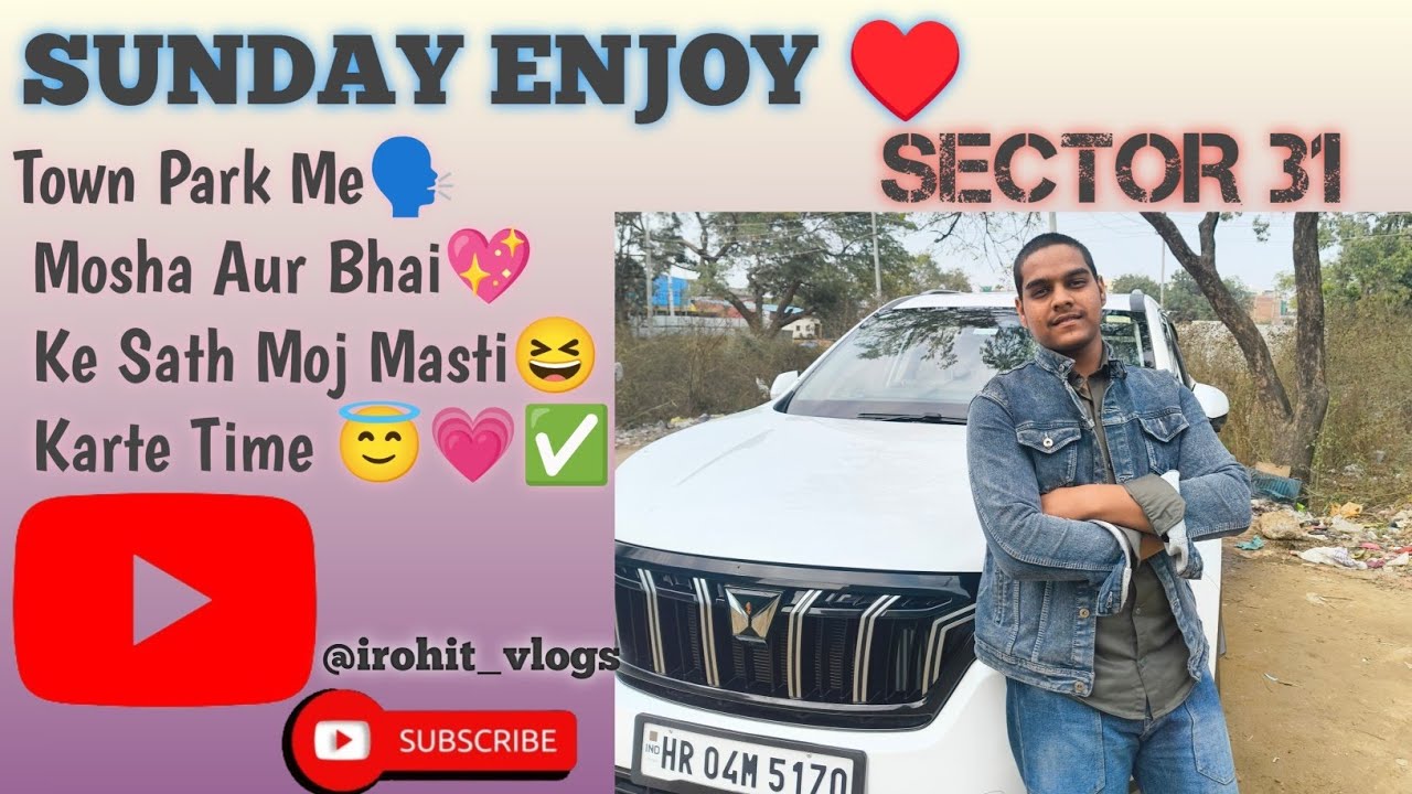 🗣️Sunday Enjoy 😃😀 Bhai aur mosha Sab Ke Sath Park Me Moj Masti Kiy Hai ♥️💗😇