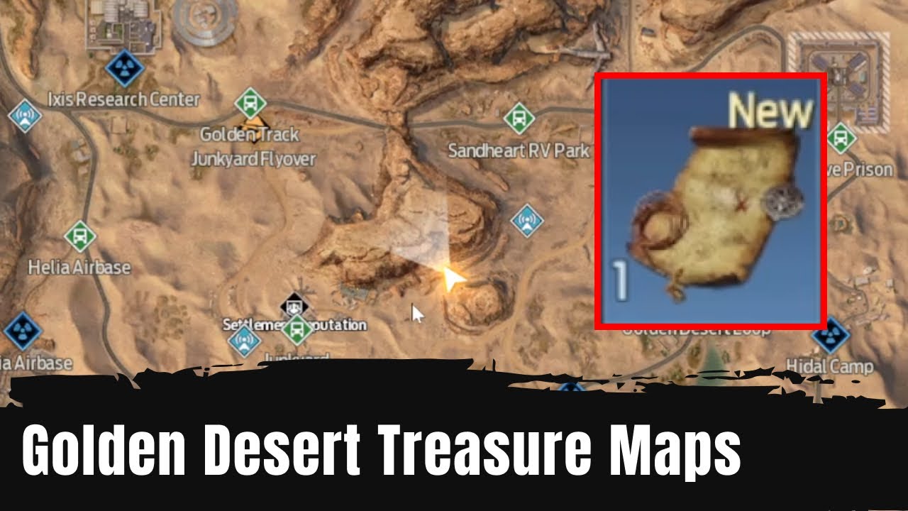 Undawn Golden Desert Treasure Maps