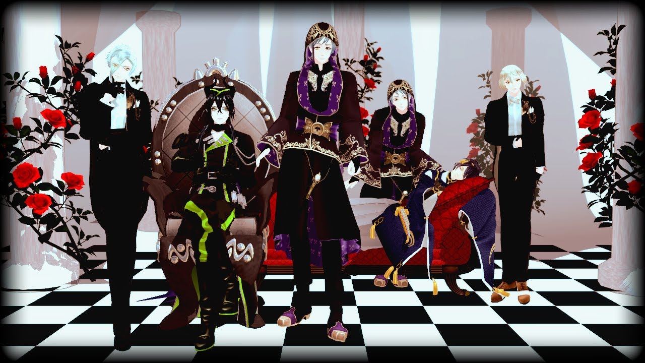 【MMD刀剣乱舞×MMDツイステ】極楽浄土【ジャンル混合MMD」