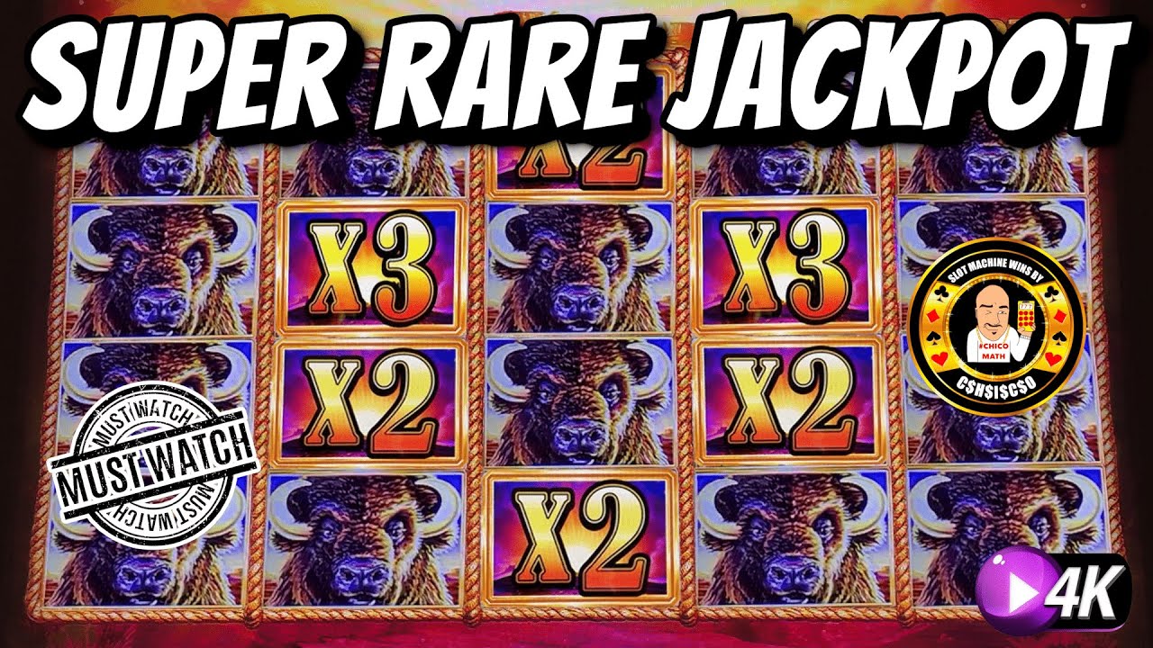 A MUST SEE SUPER RARE HUGE JACKPOT on Buffalo Gold