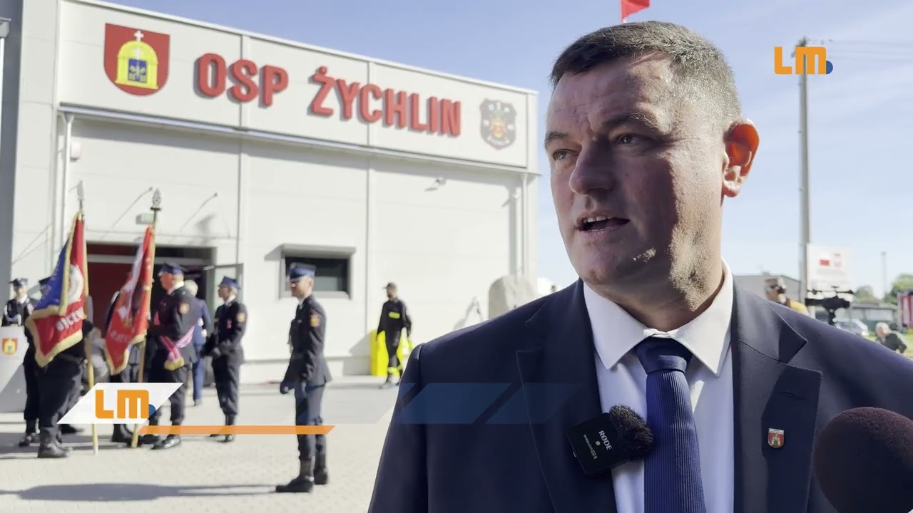 Otwarcie remizy OSP w Żychlinie