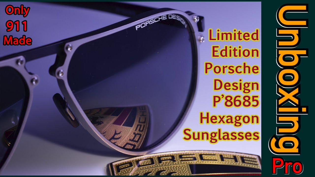 Unboxing the Porsche Design P'8685 Iconic Hexagon Polarized Sunglasses | Shot in 4K