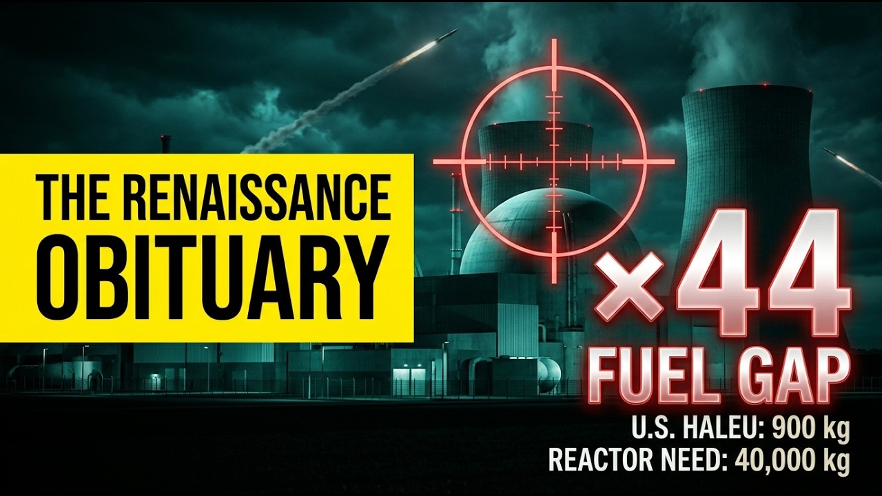 The Nuclear Renaissance Has a 44× Fuel Problem