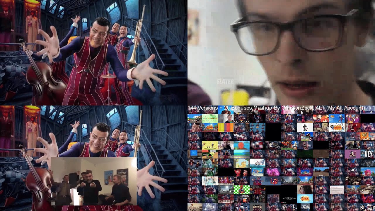 LazyTown - We Are Number One💜 (Quadruple Mashup of Mashups 2025)