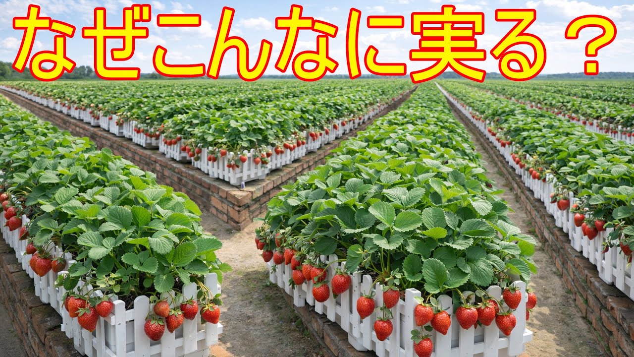 小さなベランダだけでいちごが豊作に！家庭菜園の工夫