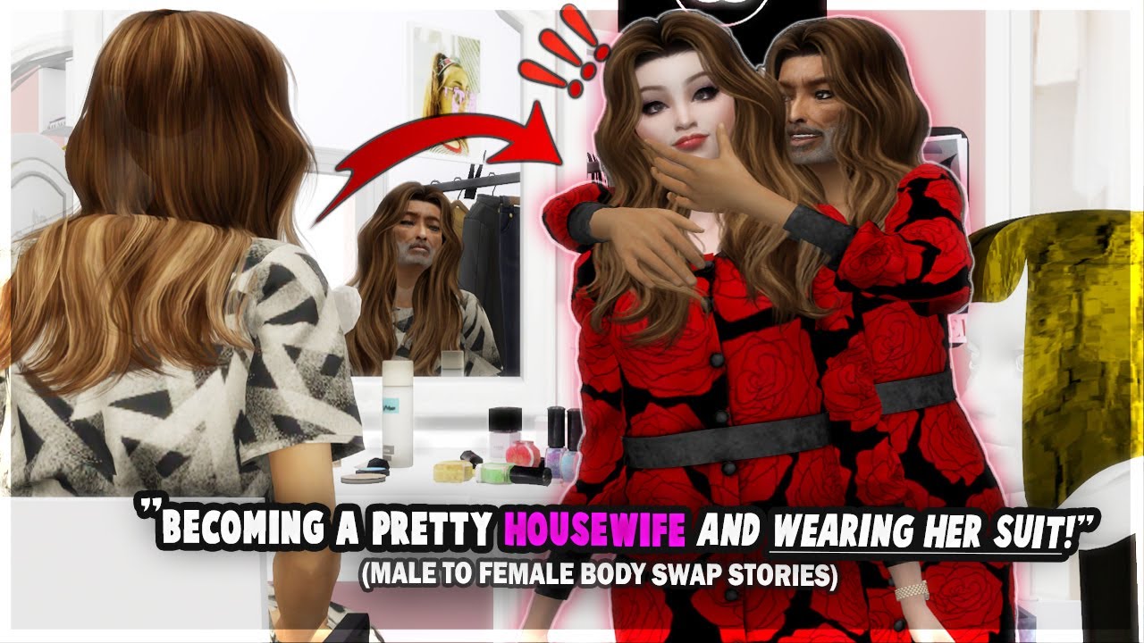 Boy is Turning into a Girl! Using a Skinsuit 👧 | Transformation Stories | Sims 4