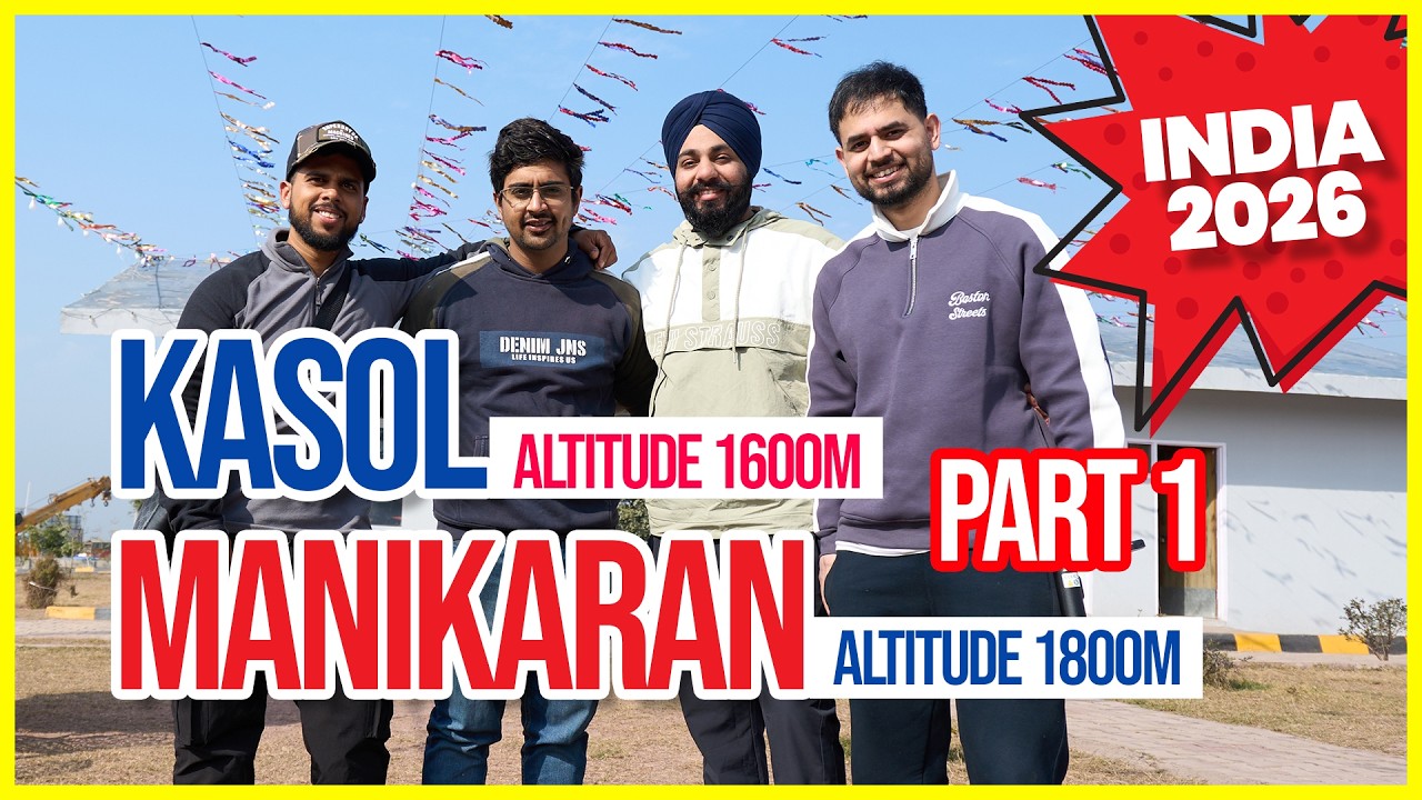 INDIA TRIP 2026 | Kasol & Manikaran Sahib | 4k Vlog | Part 1