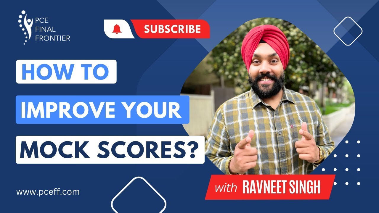 PCE Mock Exam (Tips) | How To Improve Score In PCE Written Exam? | Sample Questions | Ravneet Singh