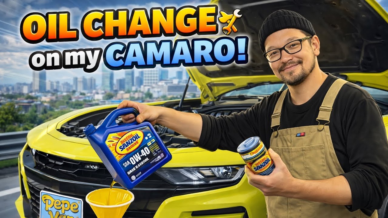 カマロSS６thのオイル交換！Camaro SS Oil Change