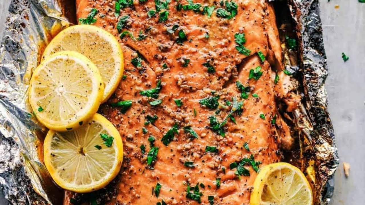 Garlic Brown Sugar Glazed Salmon I The Recipe Critic
