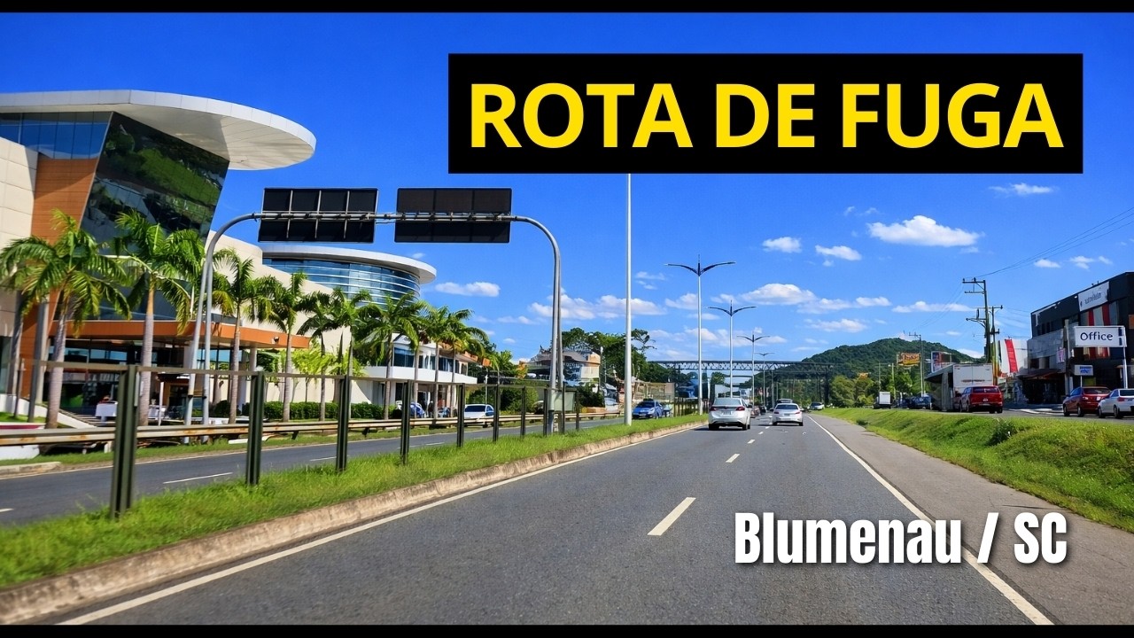Rota de FUGA no Vale do Itajaí | Blumenau à Indaial | 4K