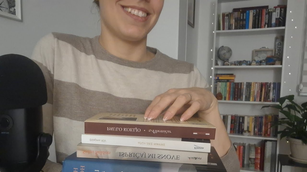 ASMR Book Triggers | Tapkanje, listanje stranica, citanje...📚