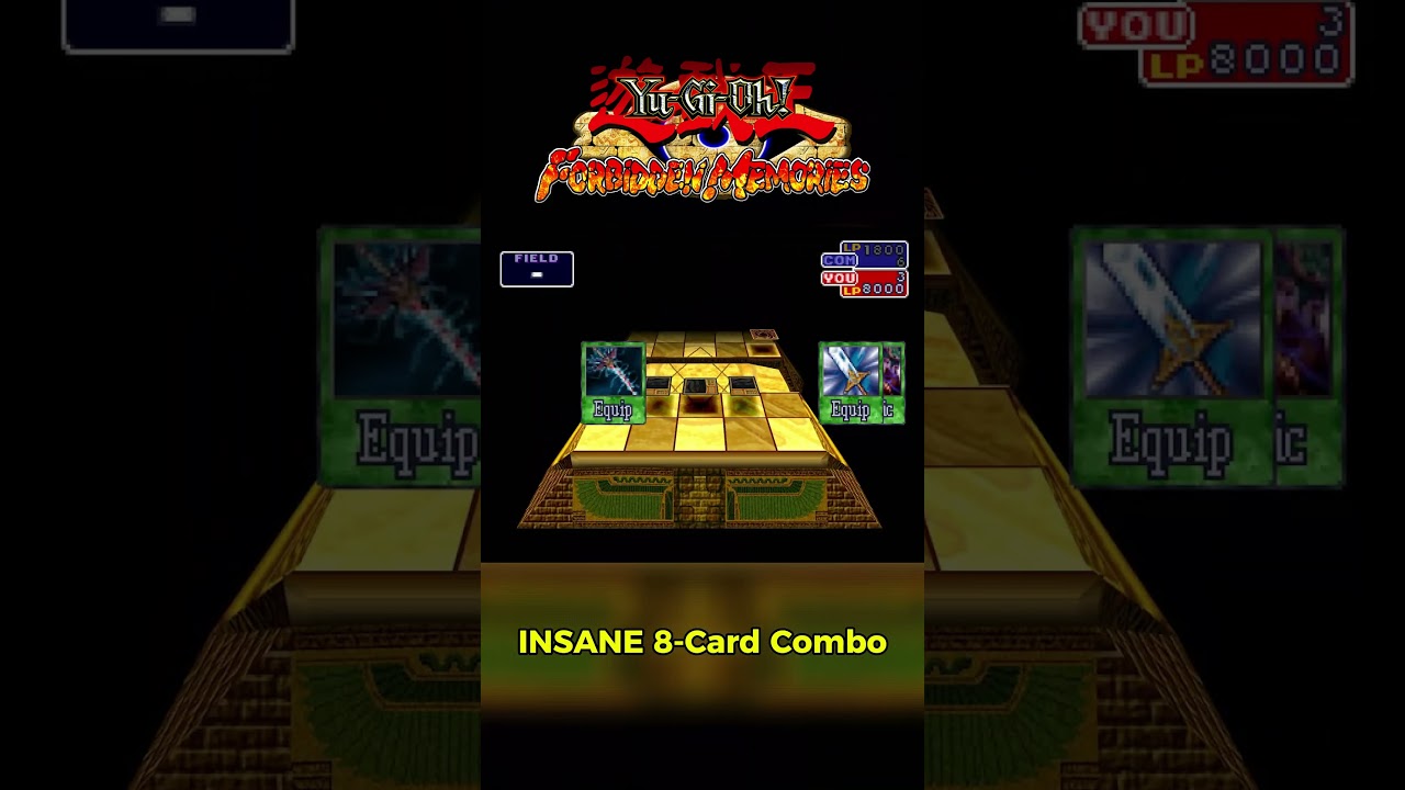 INSANE 8-Card Combo in Yu-Gi-Oh Forbidden Memories!