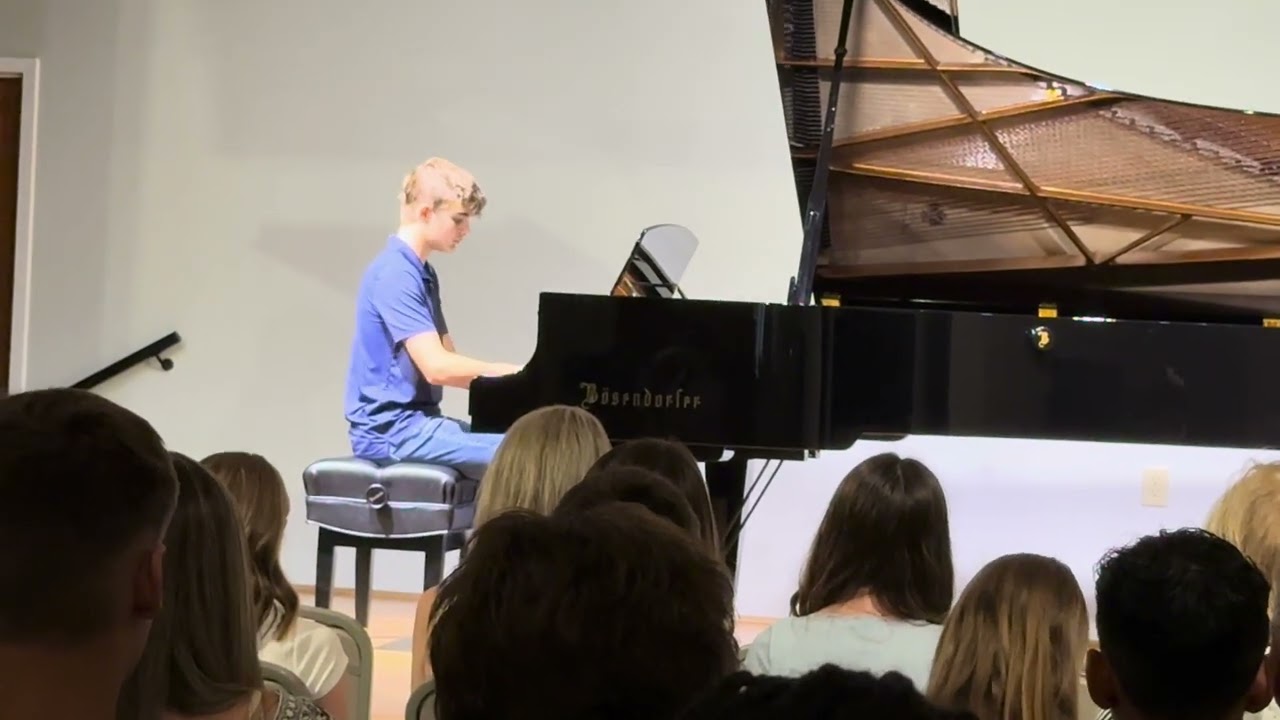 Golden hour on $250,000 piano