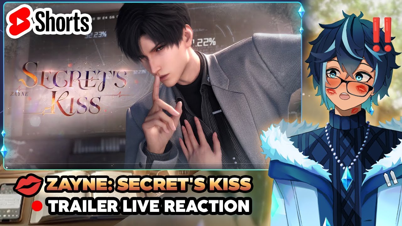 🤫 Niyeko Reacts to Zayne: Secret's Kiss Trailer | Love and Deepspace 💋 #shorts