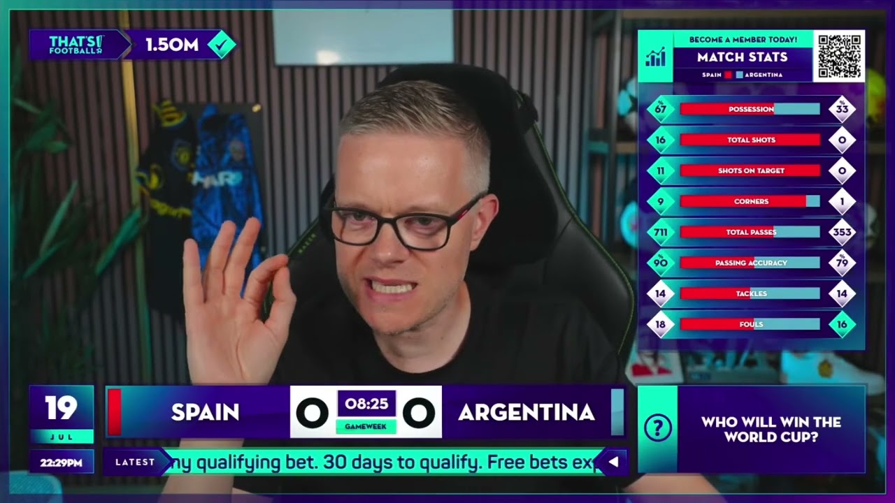 GOLDBRIDGE Best Bits | Spain 1-0 Argentina 