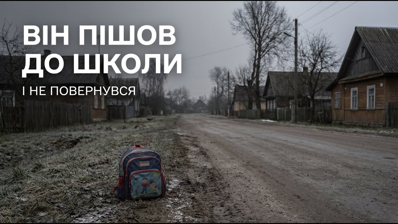 Він просто пішов до школи. Більше його ніхто не бачив