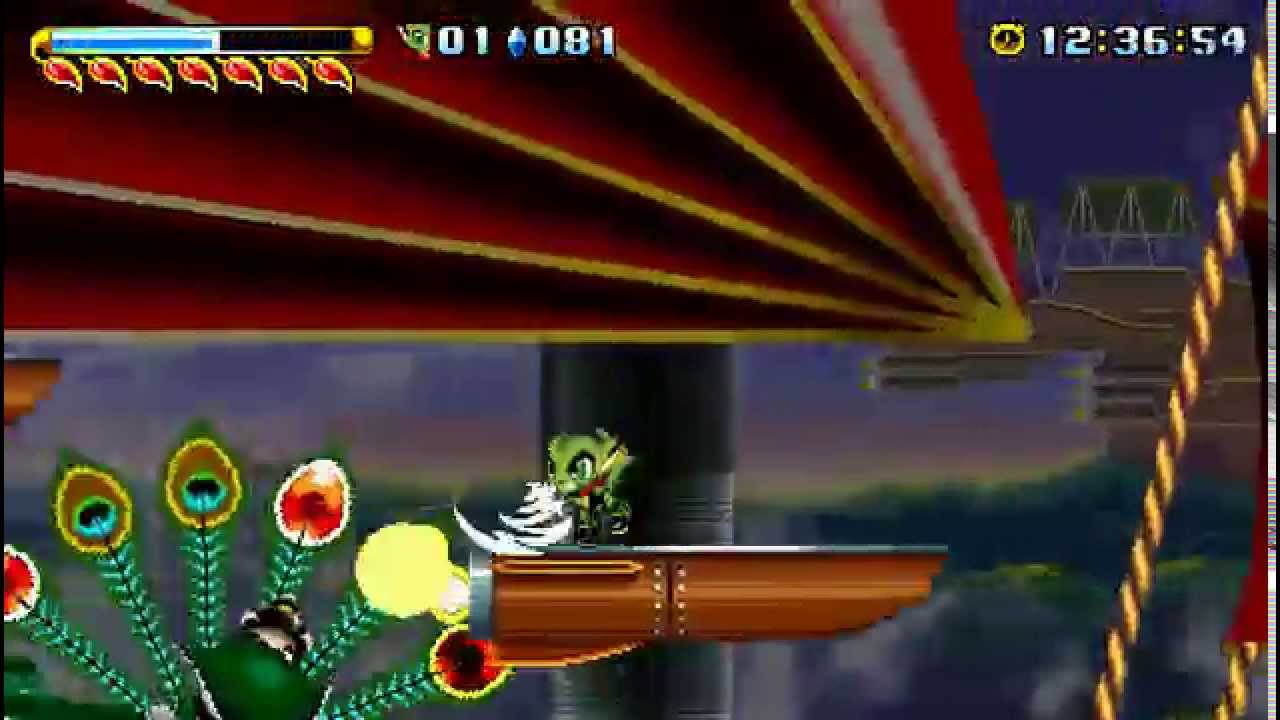 Freedom Planet Prince Dail first boss battle (Carol,Hard,No Damage)