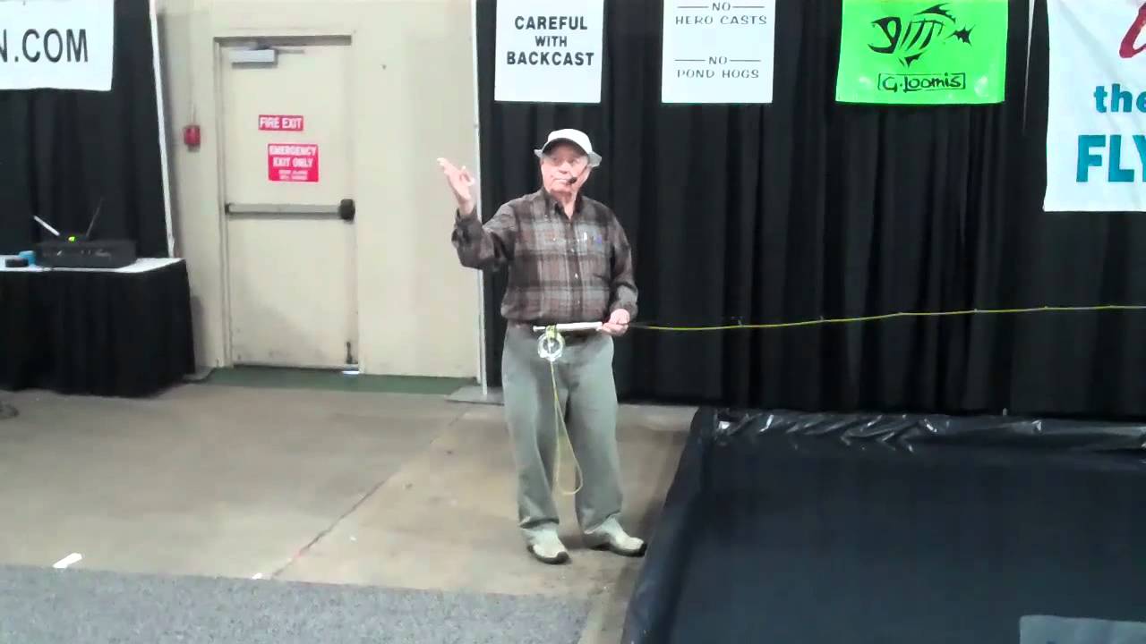 Lefty Kreh Casting @ Fly Fishing Show, Somerset NJ 2012