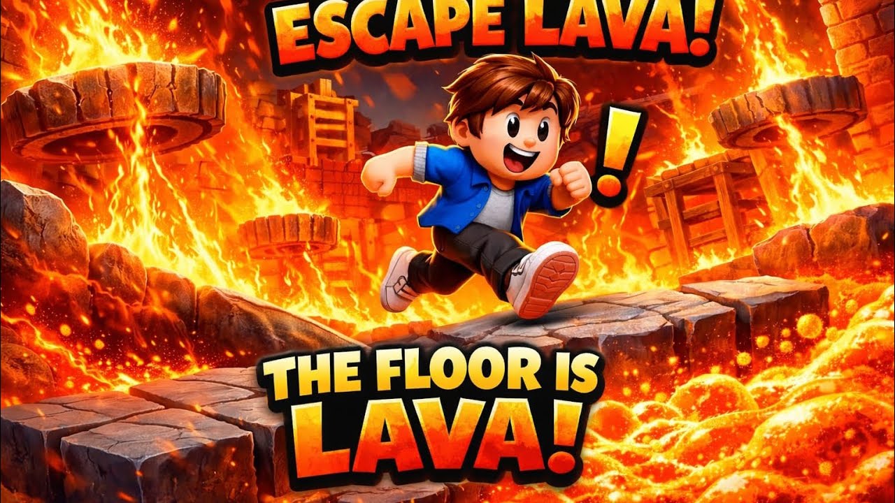 I Played Escape Lava for Brainrots 🔥 | Roblox Escape Lava Challenge