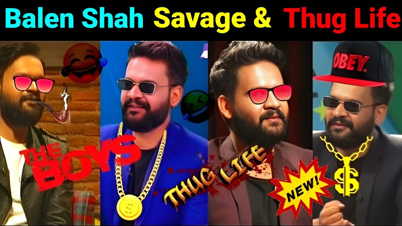 Balen Shah New Thug Life 😆😅 and Savage Reply 🤣😅 || Balen Shah || Thug Life #balenshah #thuglife
