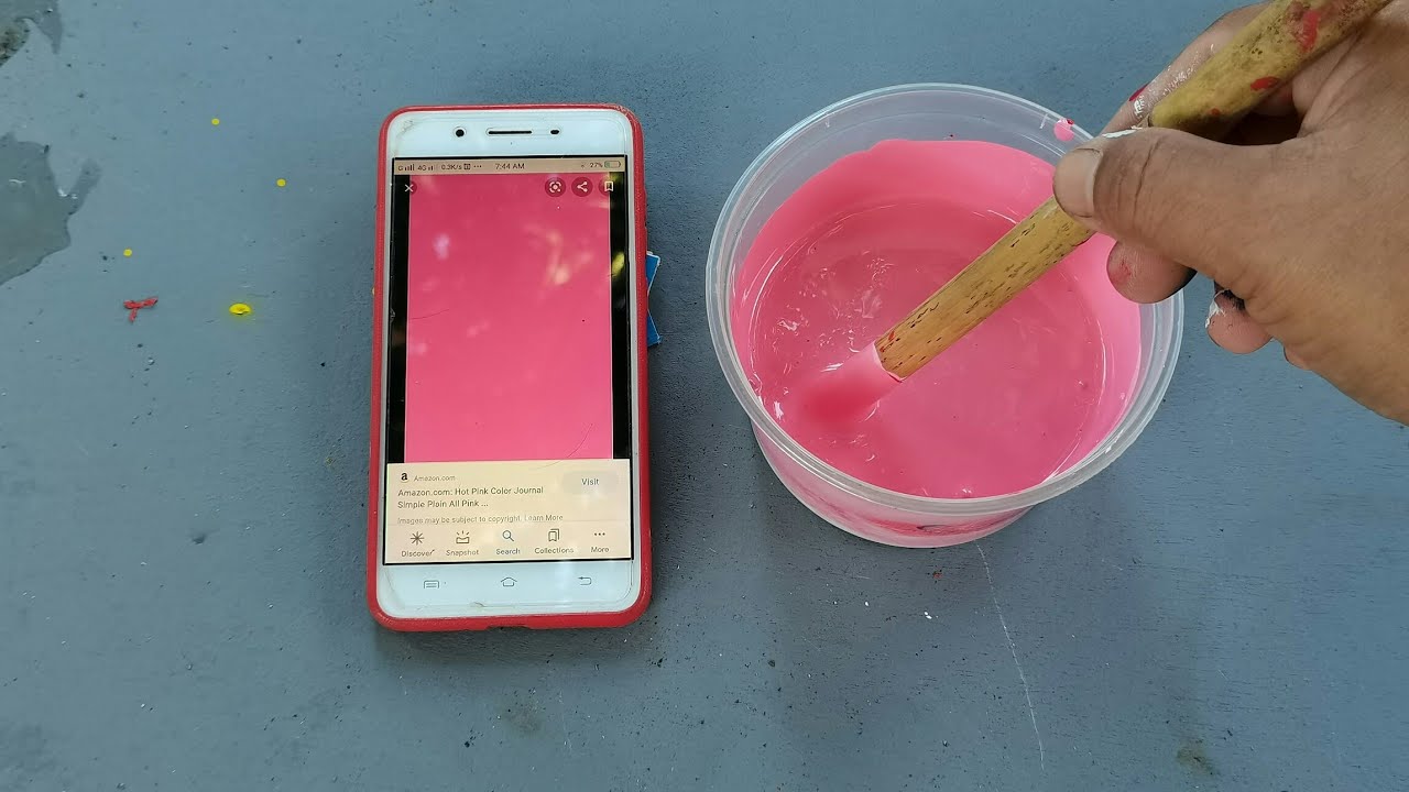 PAANO TIMPLAHIN ANG KULAY HOT PINK // HOW TO MIX HOT PINK COLOR