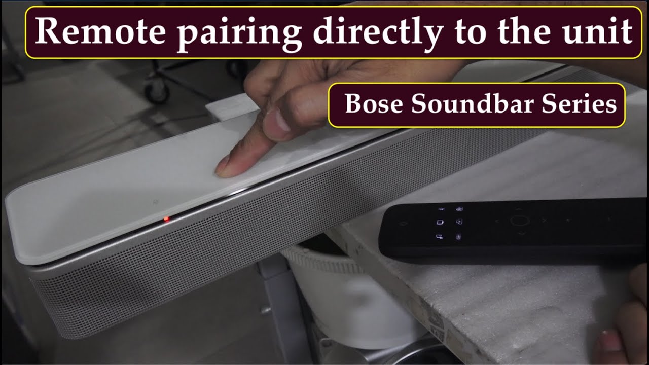 Soundbar 700 remote pairing