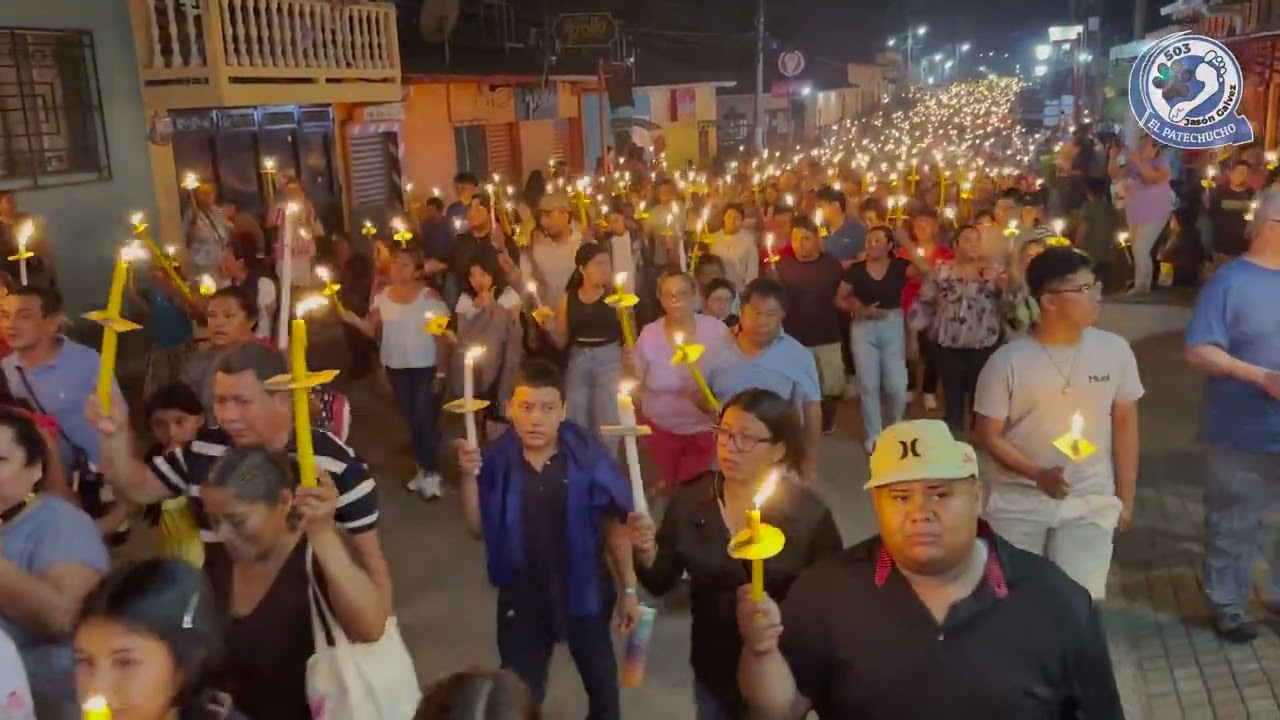 Asi se vive las festividades de semana santa en el salvador El Patechucho