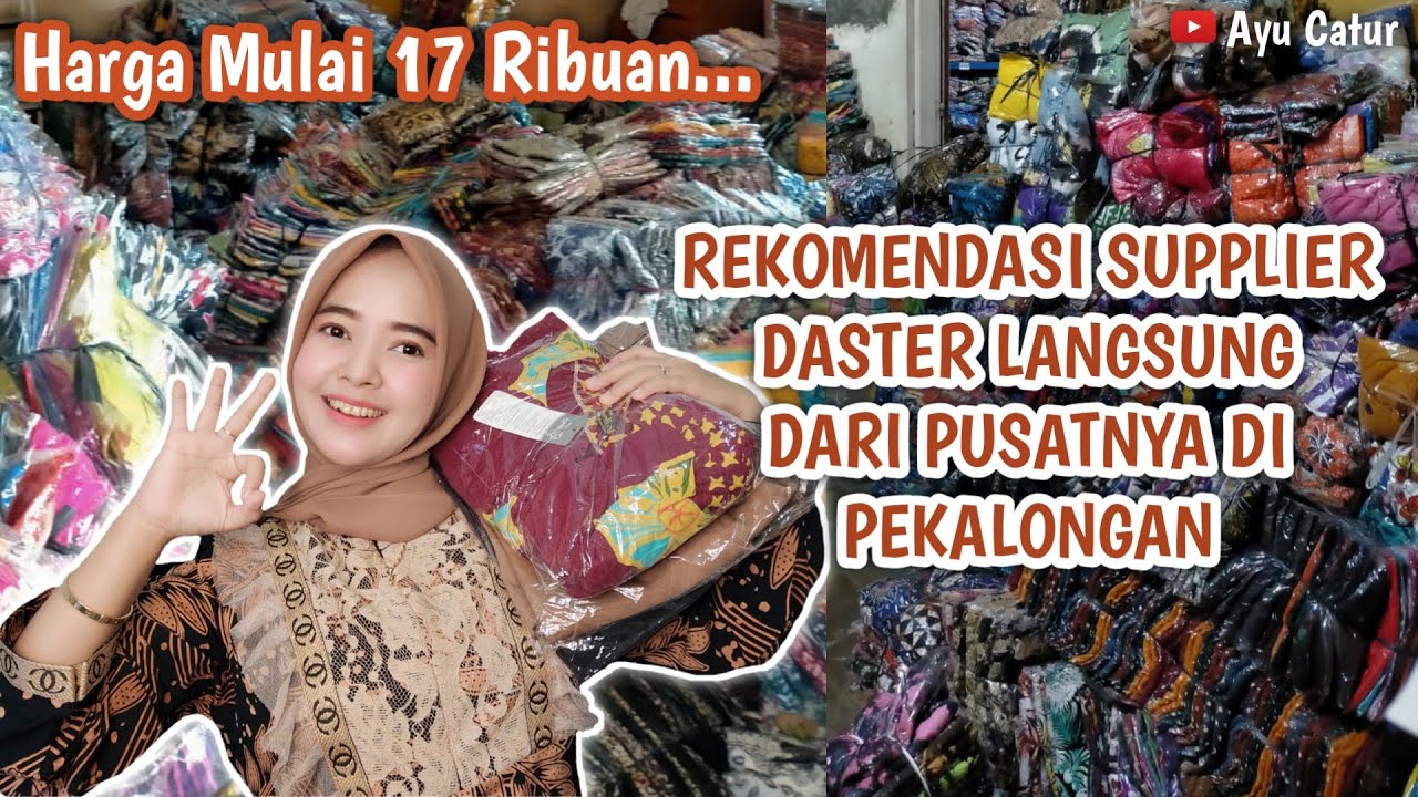 REKOMENDASI SUPPLIER DASTER LANGSUNG DARI PUSATNYA DI PEKALONGAN, HARGA MULAI 17 RIBU | DASTER MURAH