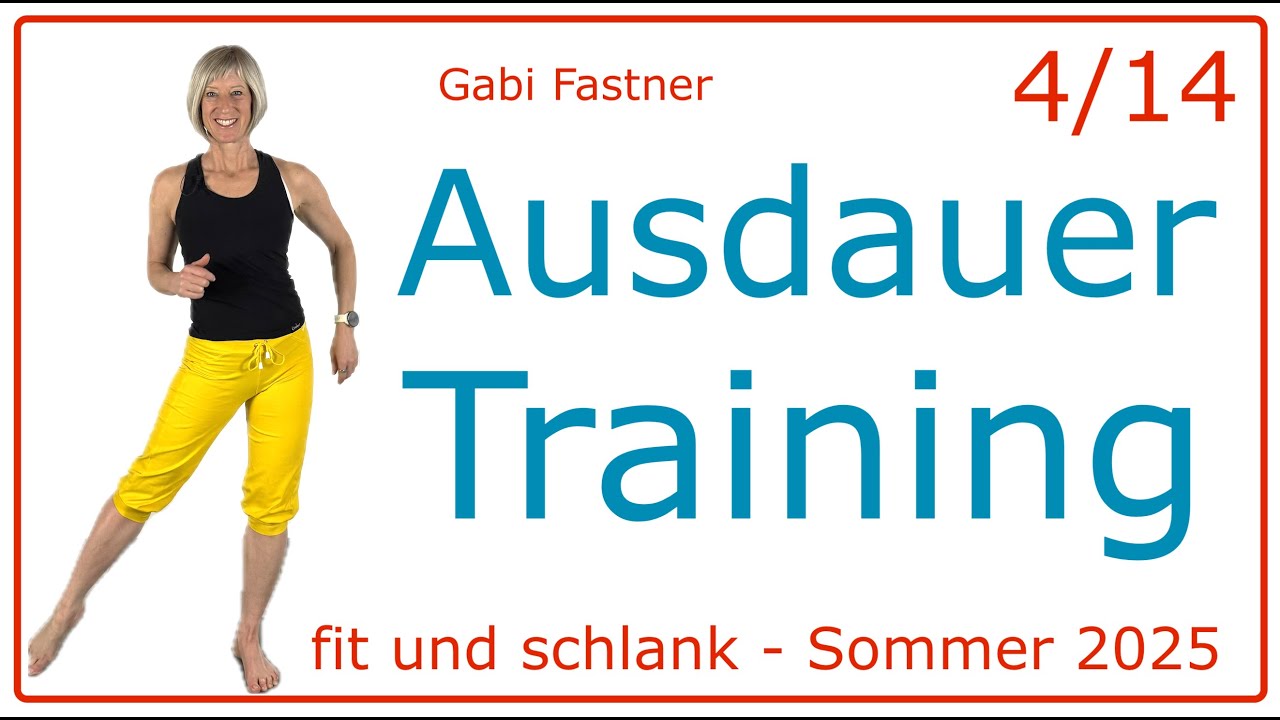 4/14 😎 45 min. Ausdauer Training | abnehmen und Kondition verbessern, ca. 350 Kcal, ohne Ger&auml;te