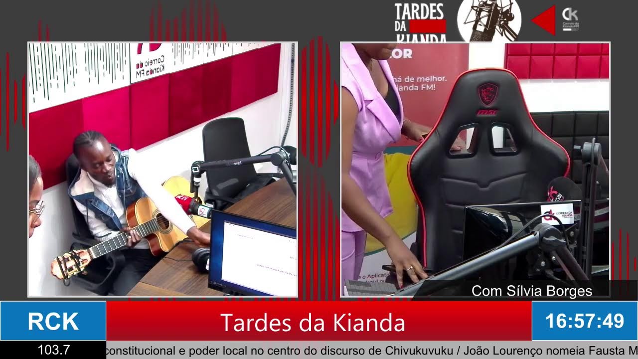 Tardes da Kianda: Música ao vivo com Megipilson - 103.7 FM - 25/02/2026