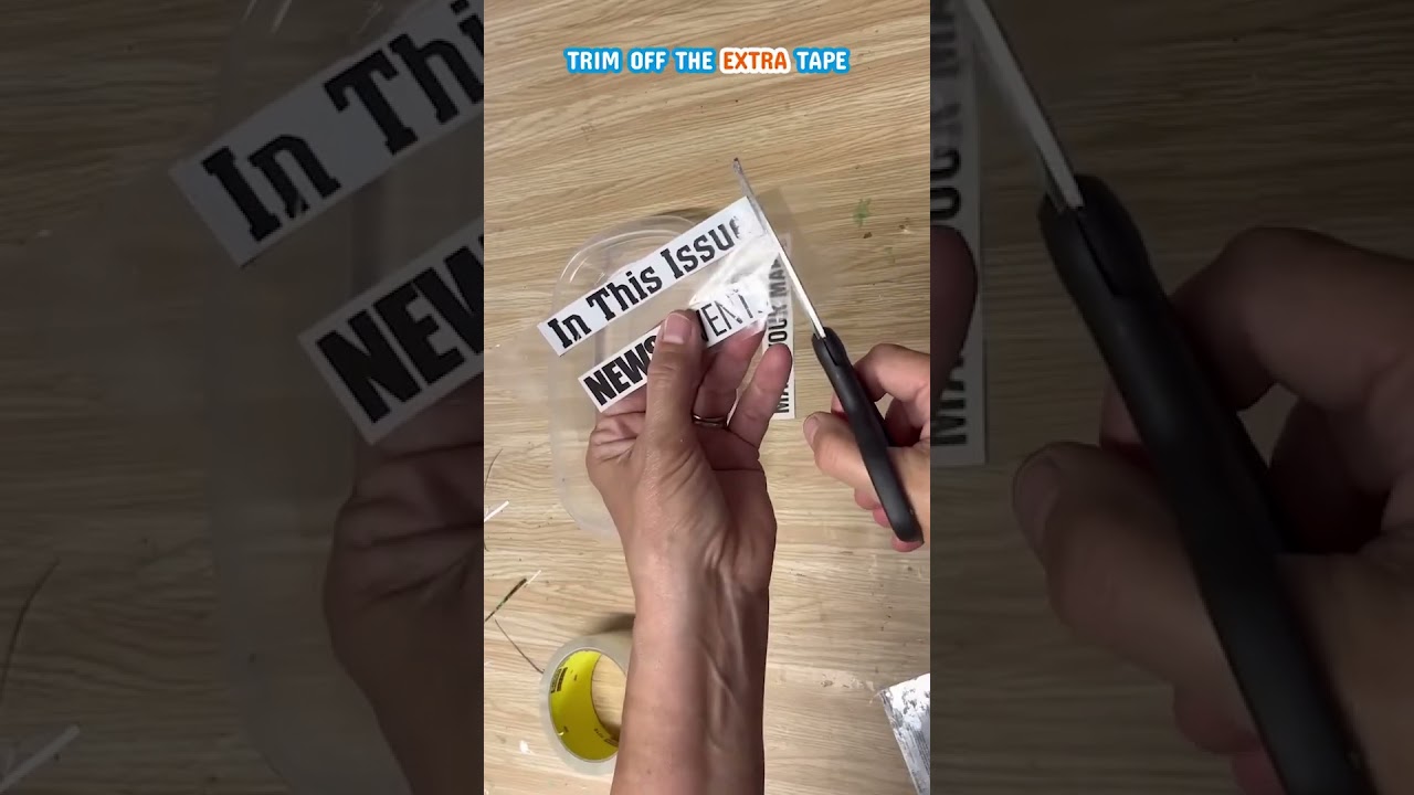 Quick & Easy Image Transfer Using Packing Tape! #art #diy #diycrafts